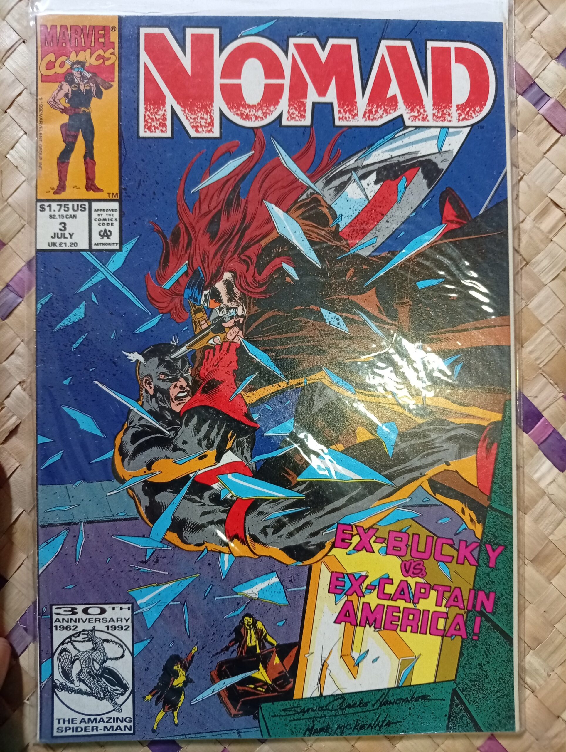 Marvel Nomad #3 (1992 )
 Overview
Title: Nomad #3
Publisher: Marvel Comics
Year: 1992
Main character: Jack Monroe (Nomad)
Series tone: Dark, street-level Marvel anti-hero story